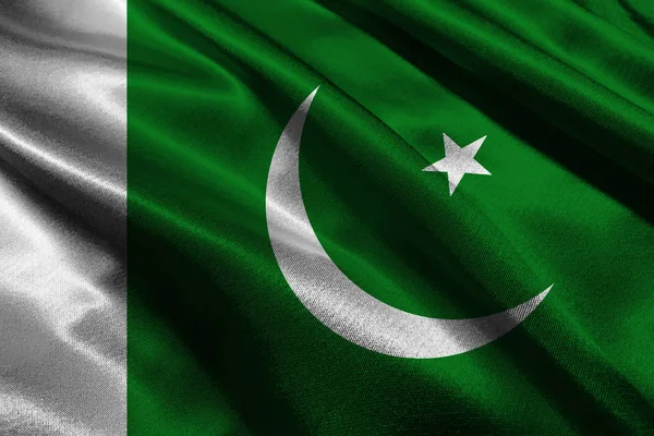 파키스탄 국기 3d 그림 기호 — 스톡 사진