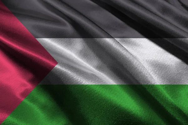 巴勒斯坦国旗 3d 图符号 — 图库照片