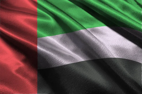 Emirati Arabi Uniti bandiera 3D simbolo illustrazione , — Foto Stock