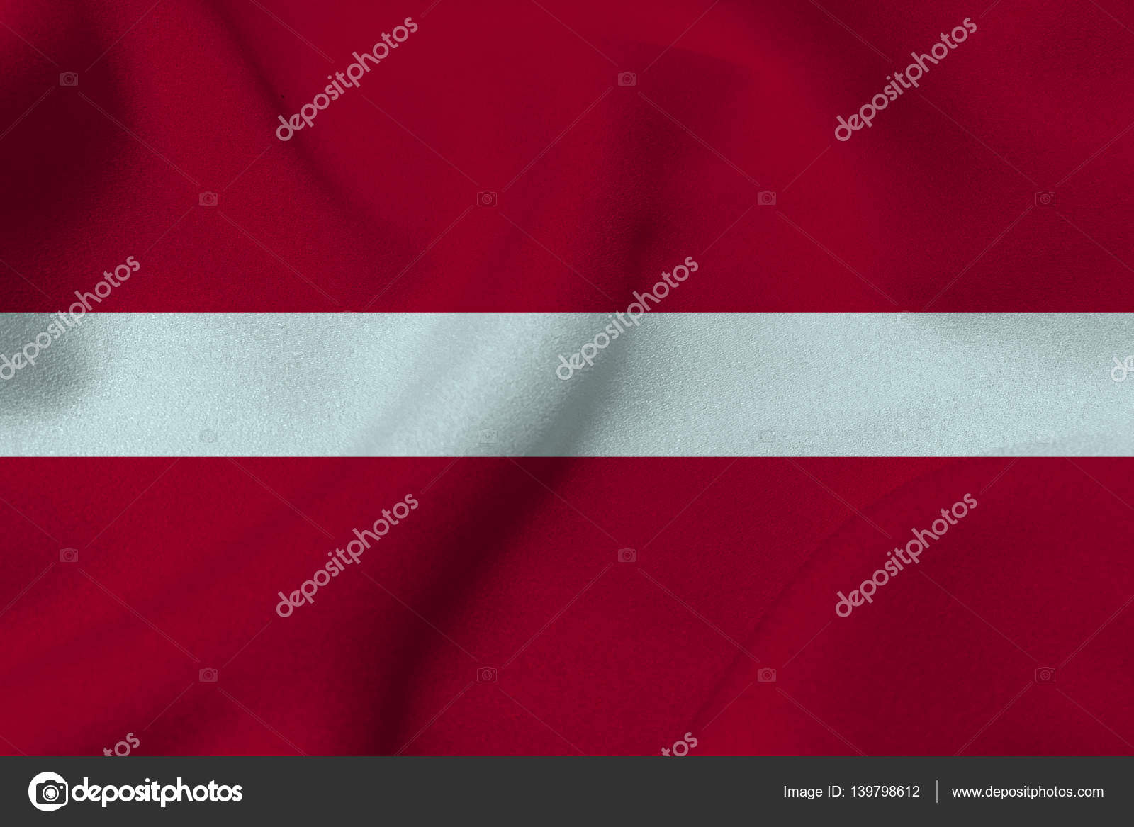 ラトビアの国旗 3 D 図記号です ラトビアの国旗 ストック写真 C Wacharak