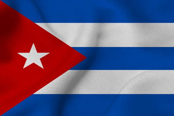 Kuba flagga 3d illustration symbol. — Stockfoto
