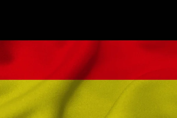 Duitsland nationale vlag 3d illustratie symbool. — Stockfoto