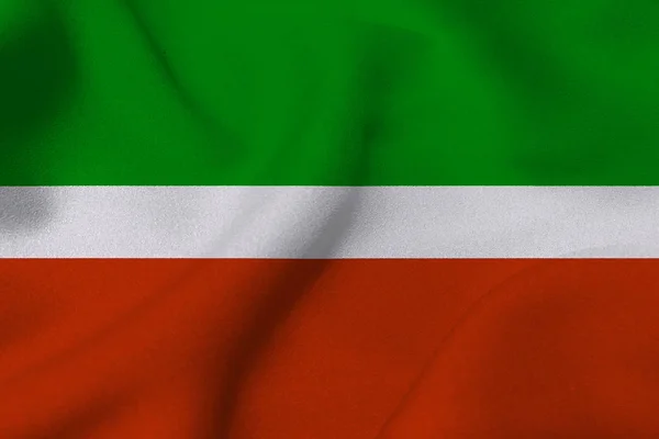 Tatarstan zászló 3D-s illusztráció-szimbólum — Stock Fotó