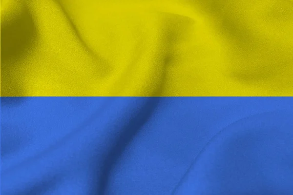 Σημαία Ουκρανίας, Ουκρανία εθνική σημαία 3d απεικόνιση σύμβολο — Φωτογραφία Αρχείου