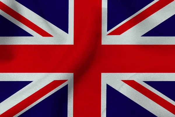 イギリス国旗 3 d 図記号です。王国 — ストック写真