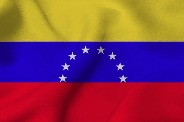 Bandera de Venezuela, bandera nacional de Venezuela símbolo de la ilustración 3D — Foto de Stock