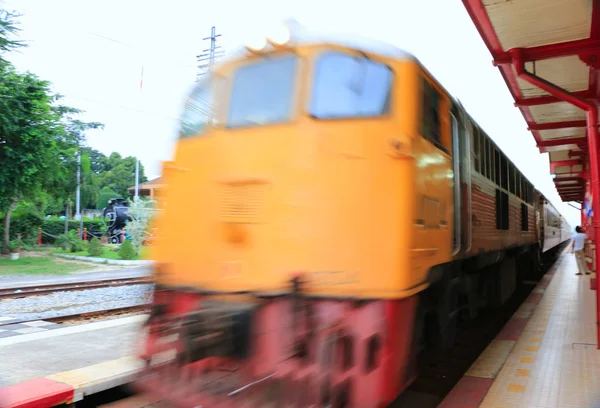 Dworzec kolejowy publicznych Tajlandii, Landmark Hua hin-Tajlandia — Zdjęcie stockowe