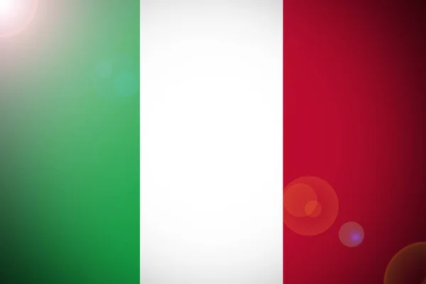 Italy flag  3D illustration symbol. ,Italy national flag illustration symbol. — Stock Photo, Image