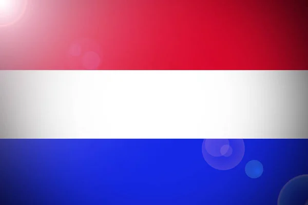 Vlag van Nederland, Nederland nationale vlag 3d illustratie symbool — Stockfoto