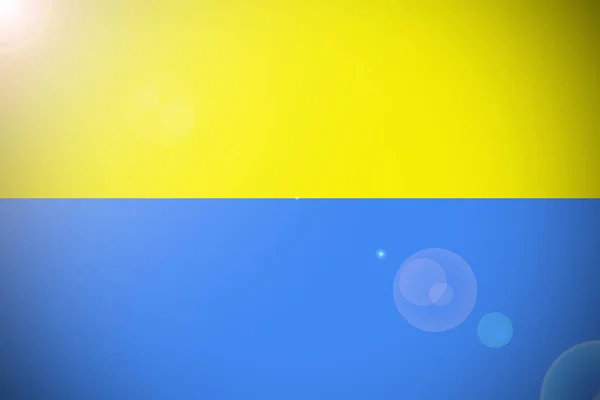 Bandera de Ucrania, bandera nacional de Ucrania símbolo de la ilustración 3D —  Fotos de Stock