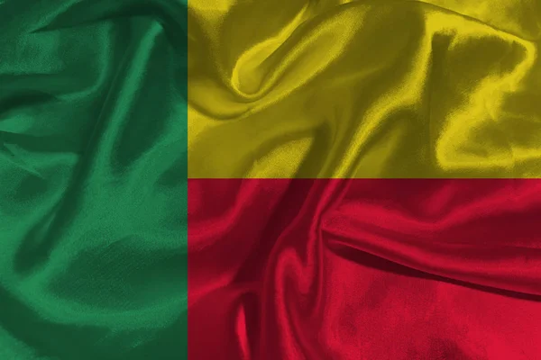 Flaga Beninu, Benin Flaga narodowa 3d ilustracji symbol. — Zdjęcie stockowe