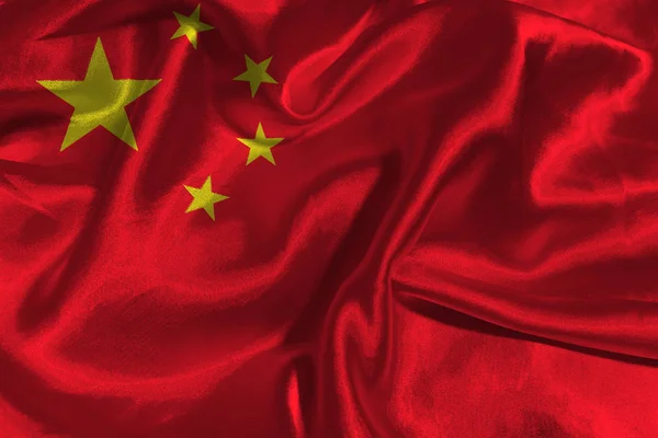 Bandera de China, bandera nacional de China 3D símbolo de la ilustración . —  Fotos de Stock