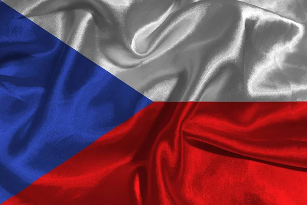 Tsjechië vlag 3d illustratie symbool. — Stockfoto