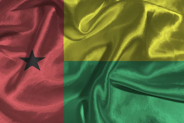 Guinea-Bissaus flagga 3d illustration symbol. — Stockfoto