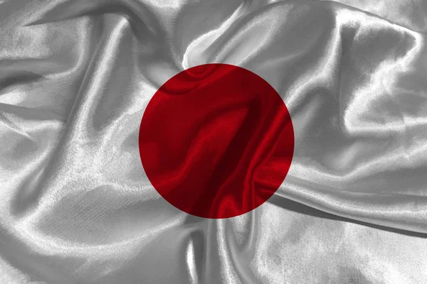 Japan vlag 3d illustratie symbool. , Japan nationale vlag illustratie symbool — Stockfoto