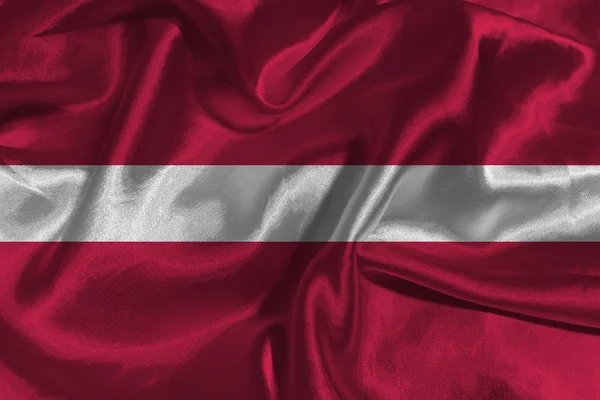Lotyšsko státní vlajka 3d ilustrace symbolu. Lotyšsko vlajka — Stock fotografie