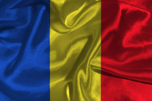 Bendera Rumania, bendera nasional Rumania Simbol ilustrasi 3D — Stok Foto