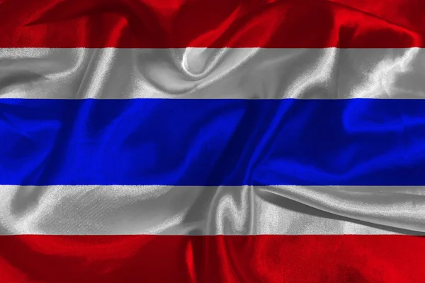 Ταϊλάνδη εθνική σημαία 3d απεικόνιση σύμβολο. — Φωτογραφία Αρχείου