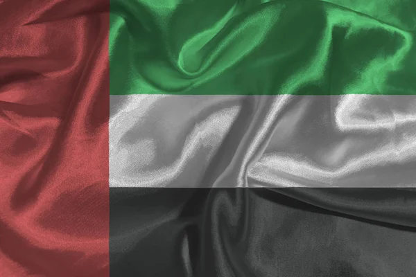 阿拉伯联合酋长国国旗 3d 图符号，阿联酋国家国旗 3d 图符号 — 图库照片