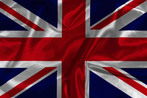 Velká Británie vlajka 3d ilustrace symbolu. Království — Stock fotografie