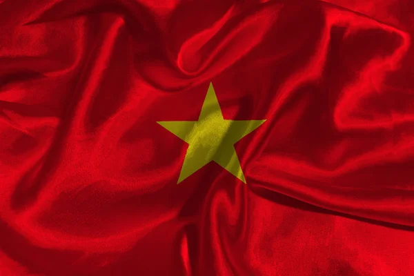 Vietnam bandera nacional símbolo de la ilustración 3D . —  Fotos de Stock