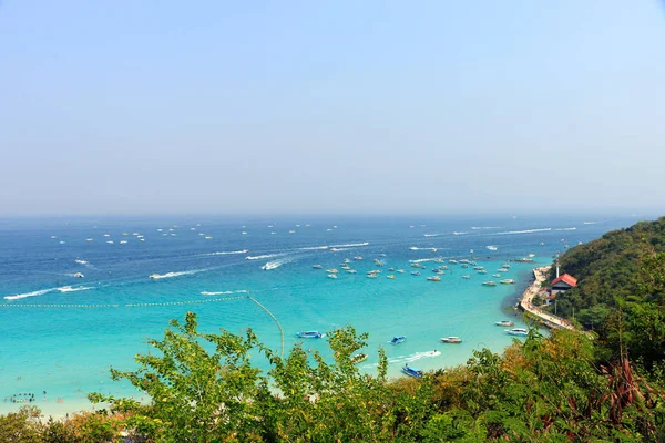 Koh Larne Adası-Pattaya Tayland deniz manzara 