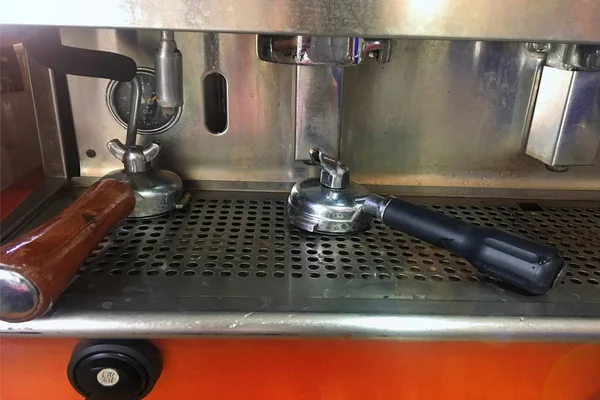 Espresso coffree ekipman makinesi kahve bira için — Stok fotoğraf