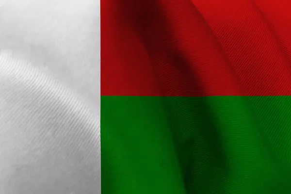 Madagaskar vlag 3d illustratie symbool — Stockfoto