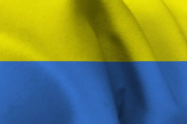 Ukrayna ulusal bayrak 3d çizim simgesi