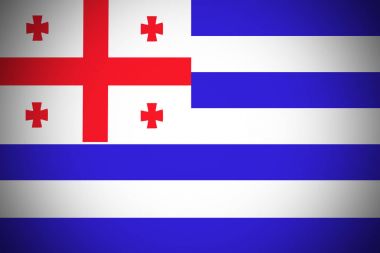 Acara ulusal bayrak 3d çizim simgesi.