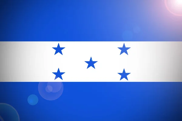 Honduras nationale vlag 3d illustratie symbool. Land in Midden-Amerika — Stockfoto