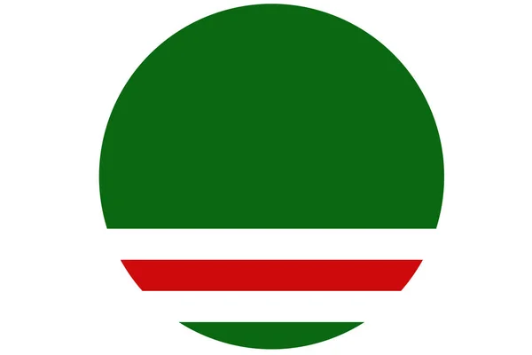 Chechen republic flag 3D illustration symbol. — Stock Photo, Image