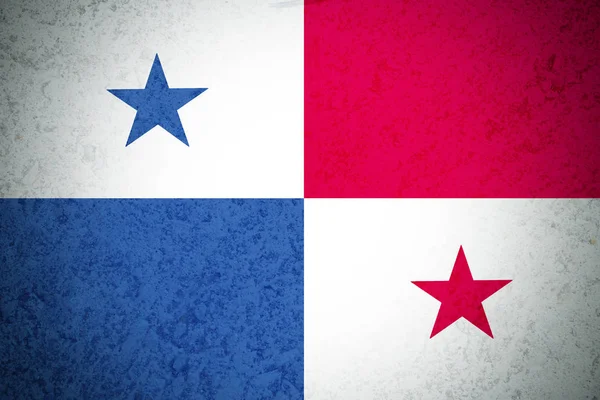 Bandera de Panamá símbolo de ilustración 3D. Bandera de Panamá —  Fotos de Stock
