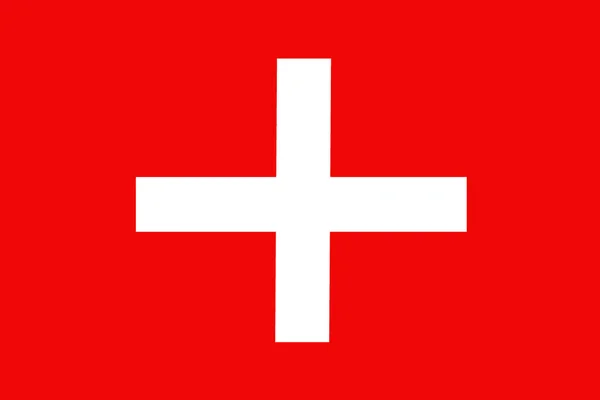 Suisse drapeau national Illustration 3D symbole — Photo