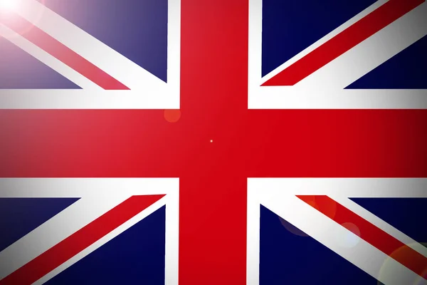 Vereinigtes Königreich Flagge 3D-Illustration Symbol. das Königreich — Stockfoto
