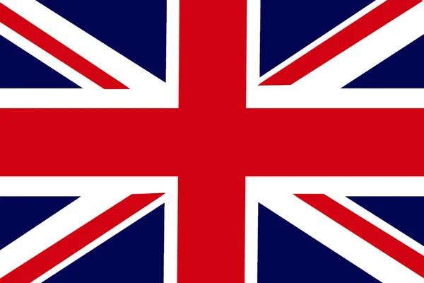 イギリス国旗 3 d 図記号です。王国 — ストック写真