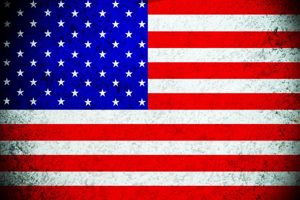 Amerikan bayrağı, ABD ulusal bayrak 3d çizim simgesi. — Stok fotoğraf