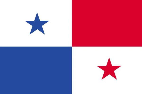 Bandeira do Panamá símbolo de ilustração 3D. Bandeira do Panamá Fotos De Bancos De Imagens