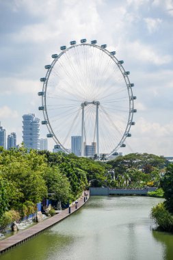Singapore Flyer, giant ferris wheel, Singapur