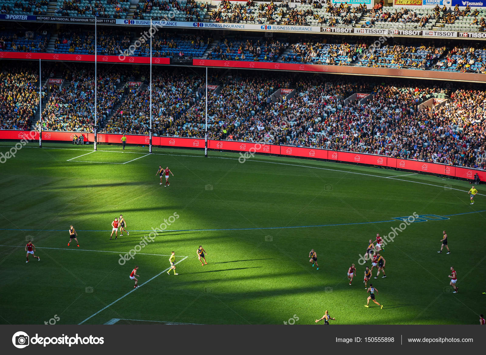 Australian football at MCG Stadium Stock Editorial Photo © zephyr18