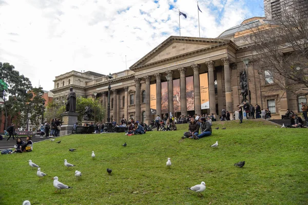 Biblioteka stanu Victoria w Melbourne, Australia — Zdjęcie stockowe
