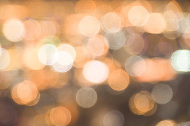 Altın ve turuncu bokeh arka plan