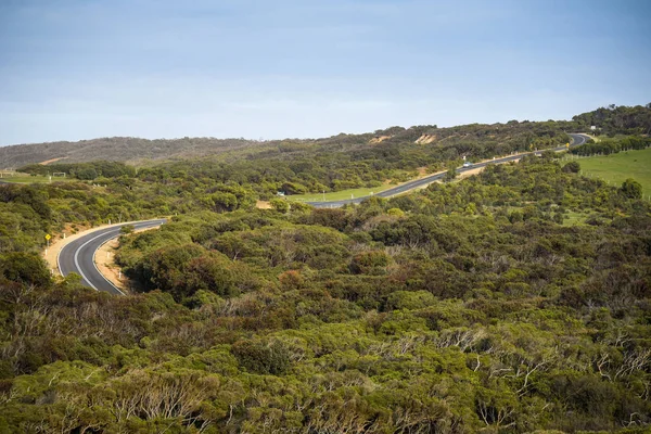 Drumul de lichidare al Great Ocean Road, Australia — Fotografie, imagine de stoc