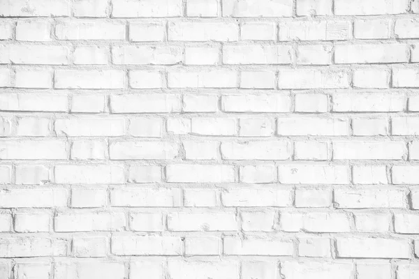 White grunge brick wall texture background