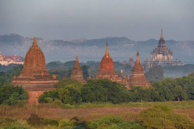 Bagan, Myanmar 'daki antik pagoda