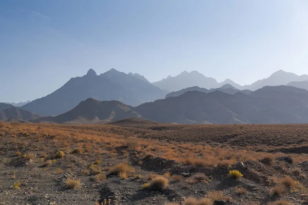 Krajobraz pustyni i góra kamień w Iranie — Zdjęcie stockowe