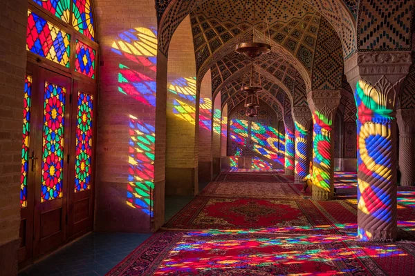 Nasir al-mulk-moskén i shiraz, iran — Stockfoto