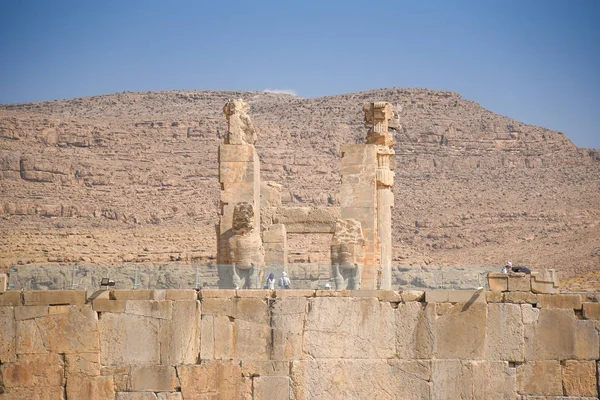 Portão de ruínas de Persépolis em Shiraz, Irã — Fotografia de Stock