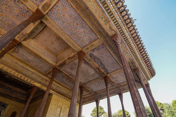 Çehel Sotoun pavilion Isfahan, İran'ın