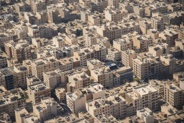 Tahran şehir, Iran hava görünümünü